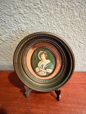 Vintage cameo Creation by C. E. Leslie, R. A. Titled “Mary”